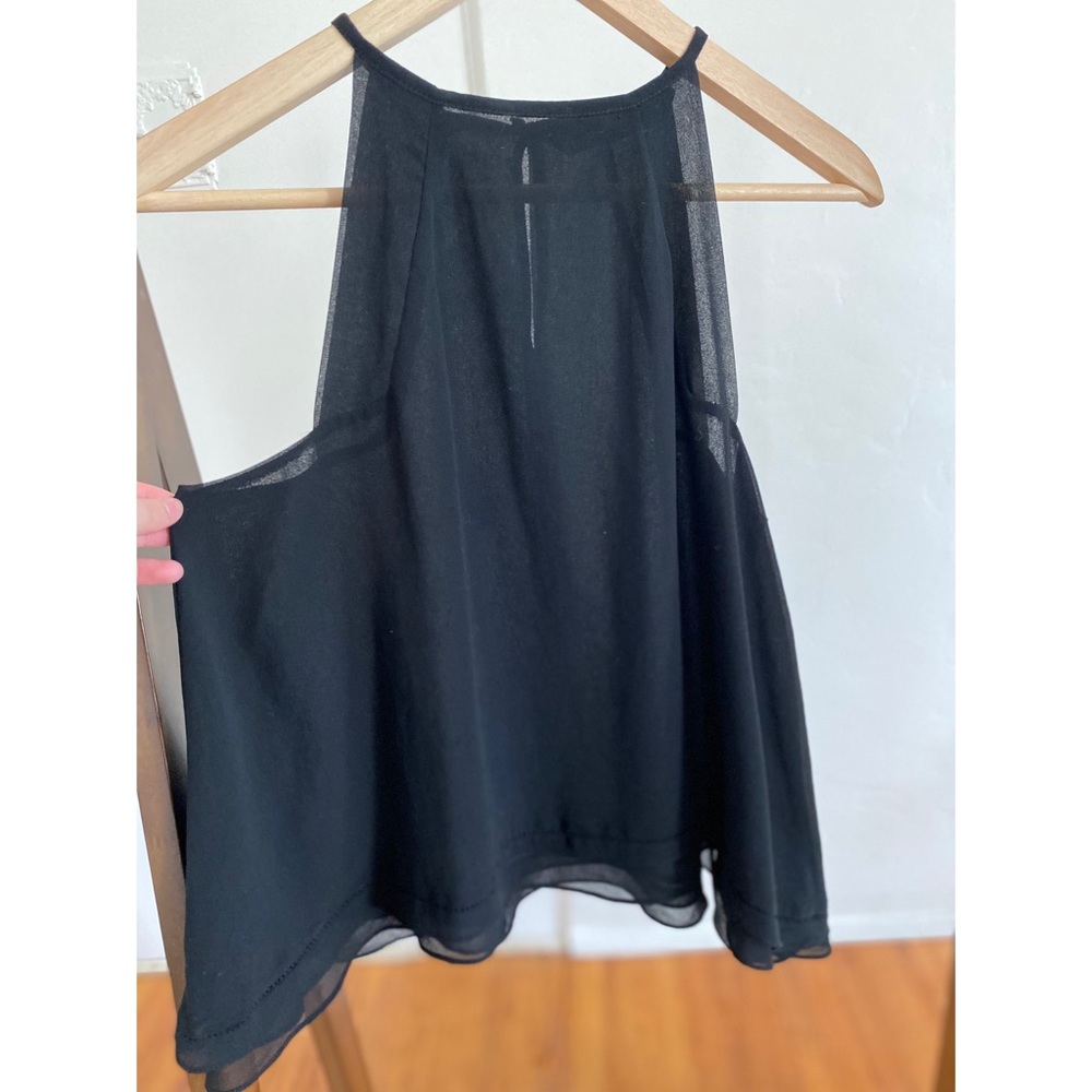 Sheer Black Blouse, Zara